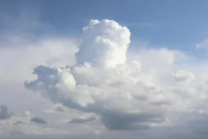 A simple picture of clouds in the sky
