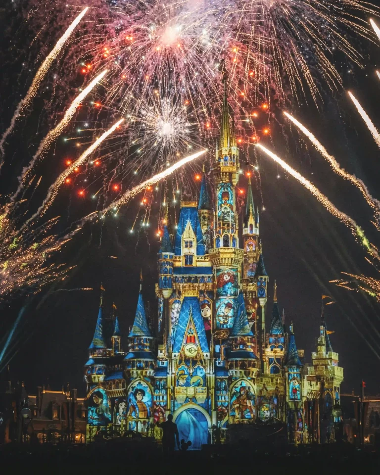 Cinderella's castle representing how a family can have an affordable trip to Disney